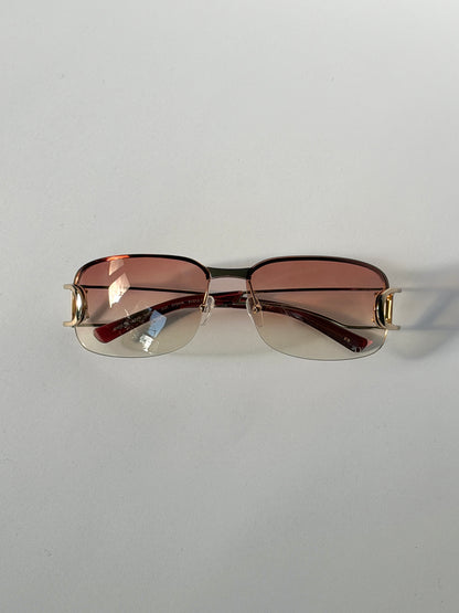 Christian Dior DIORLY Pink Gradient Y2K Sunglasses