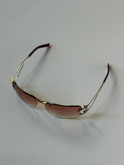 Christian Dior DIORLY Pink Gradient Y2K Sunglasses