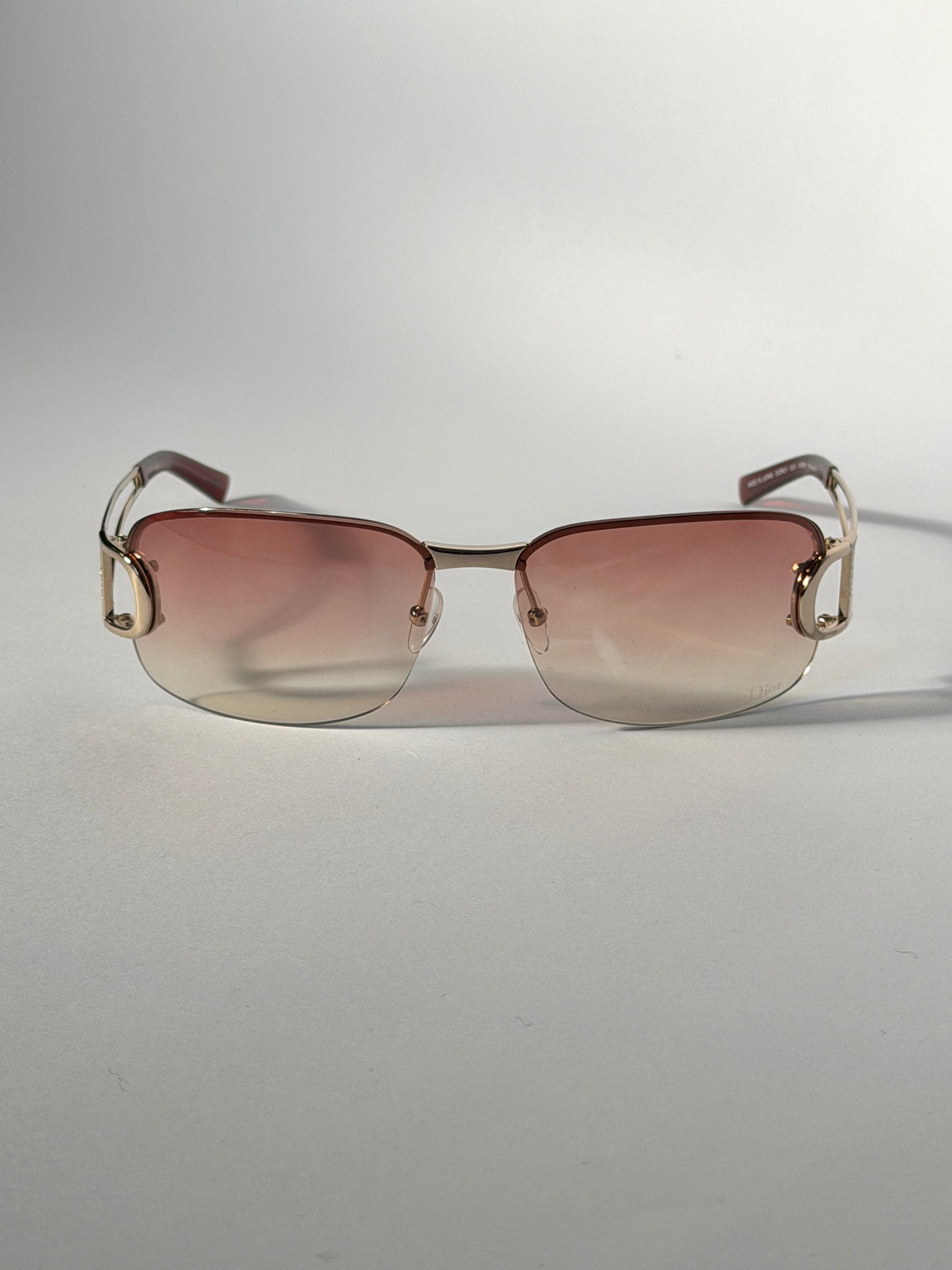 Christian Dior DIORLY Pink Gradient Y2K Sunglasses