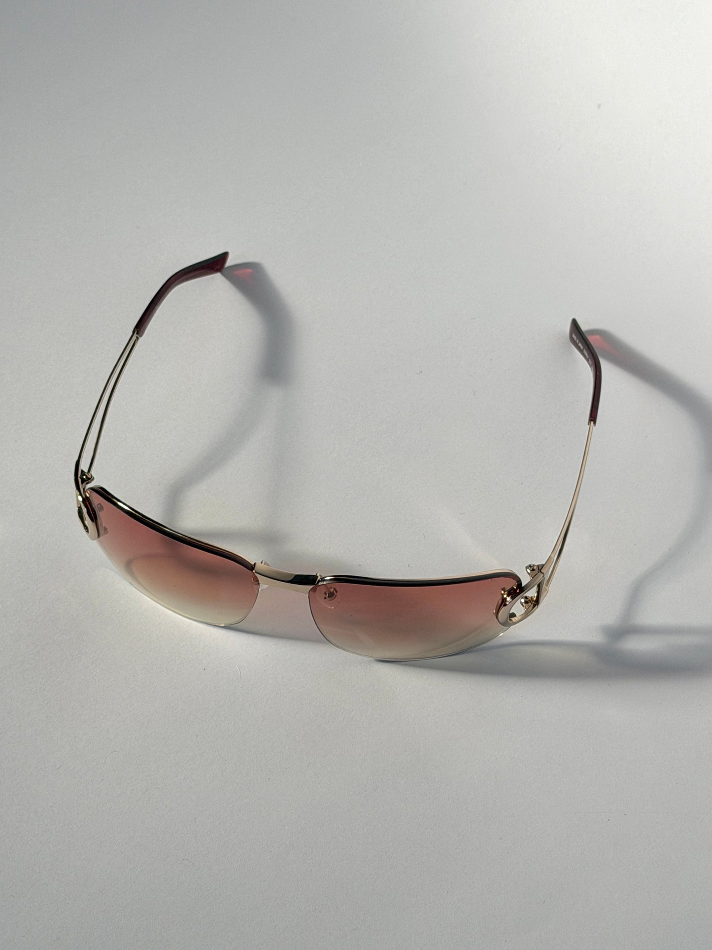 Christian Dior DIORLY Pink Gradient Y2K Sunglasses