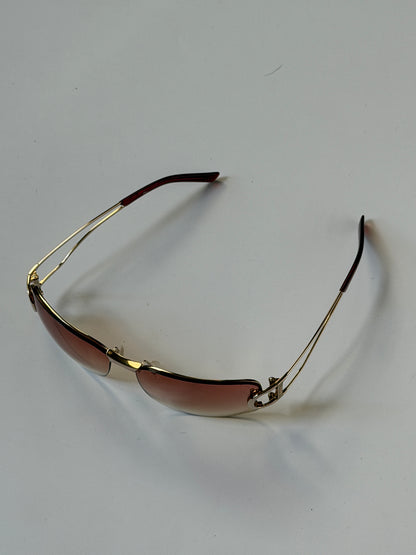 Christian Dior DIORLY Pink Gradient Y2K Sunglasses