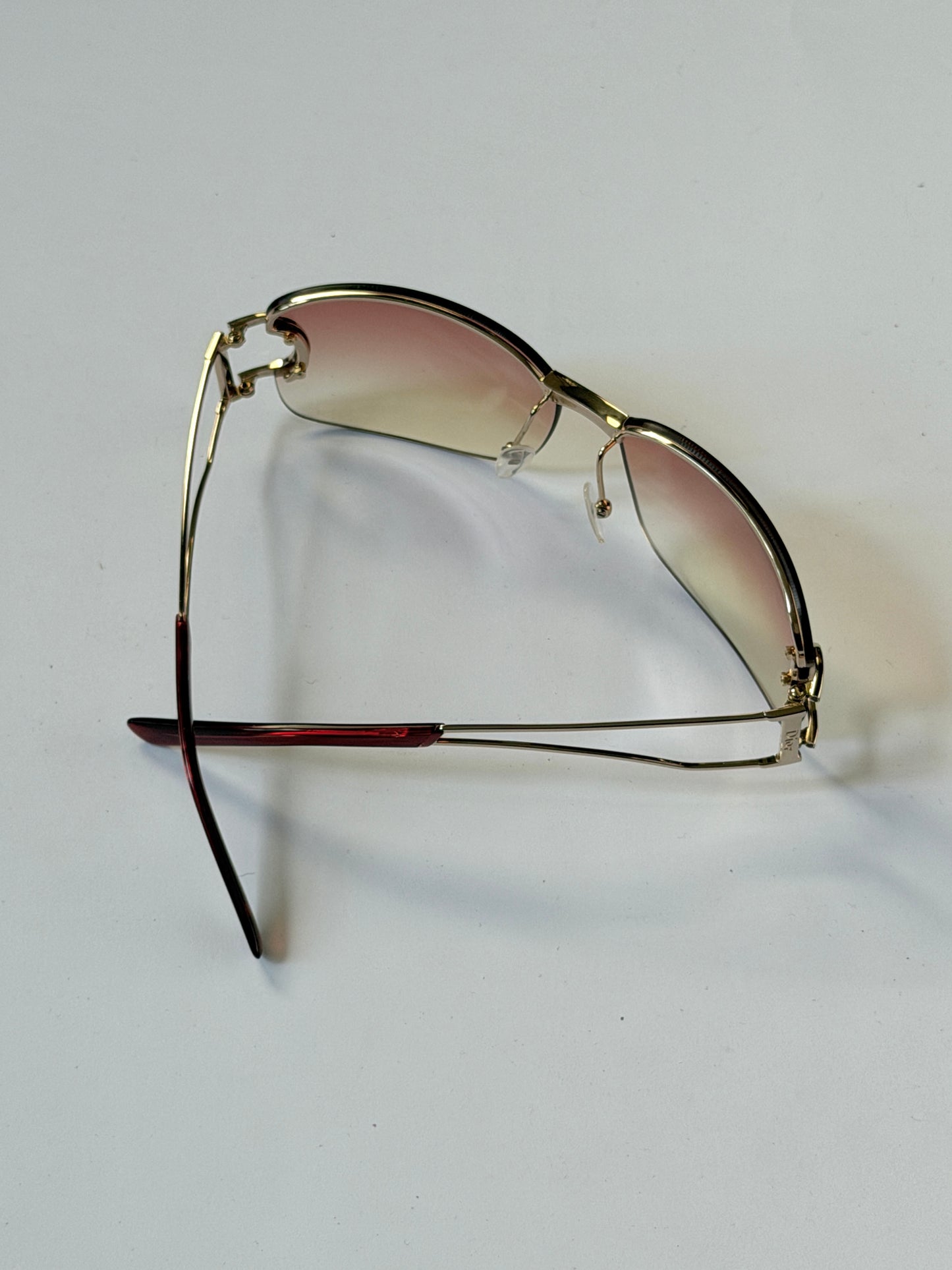 Christian Dior DIORLY Pink Gradient Y2K Sunglasses