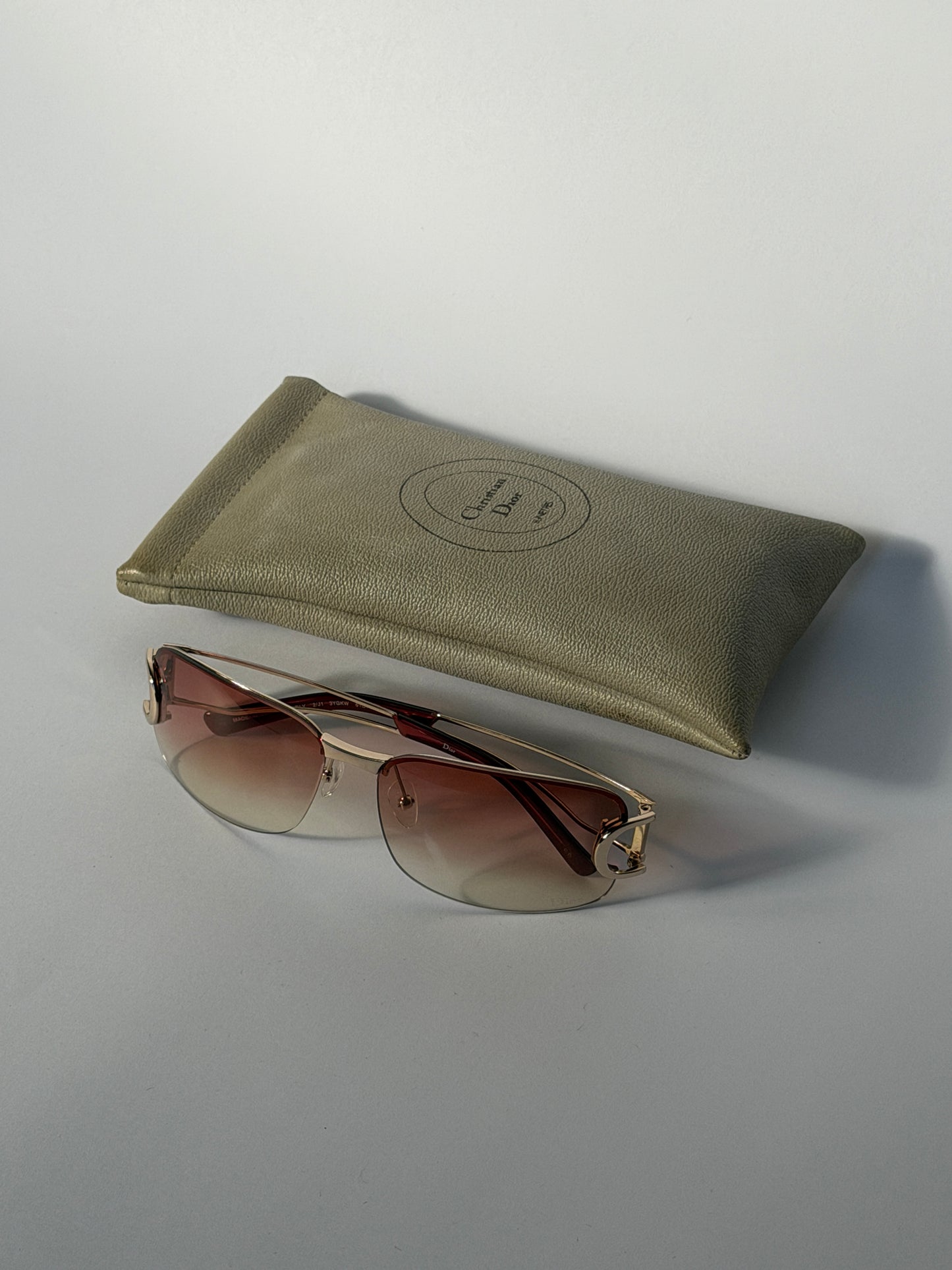 Christian Dior DIORLY Pink Gradient Y2K Sunglasses