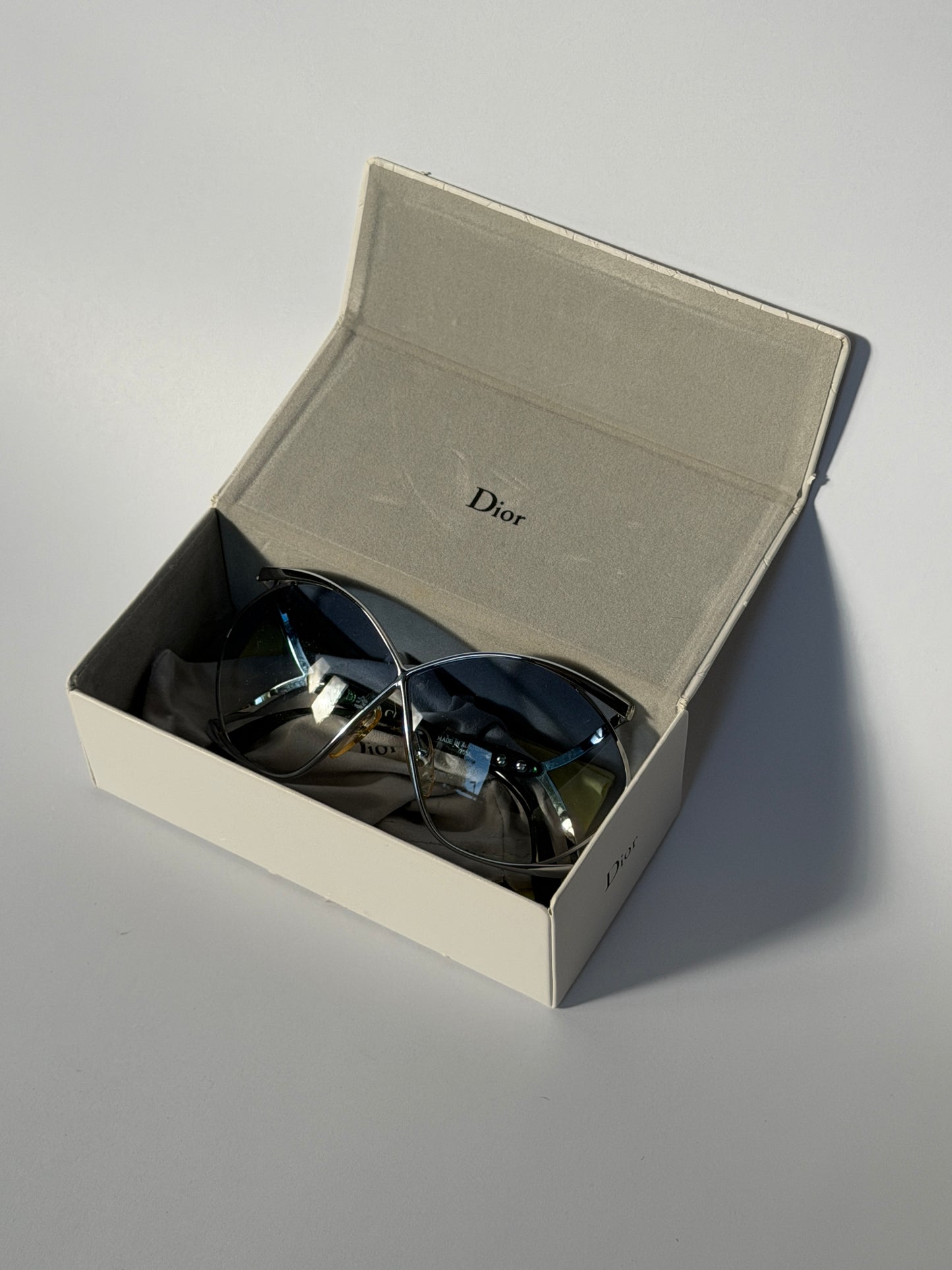 Dior 2056 Silver Butterfly Sunglasses