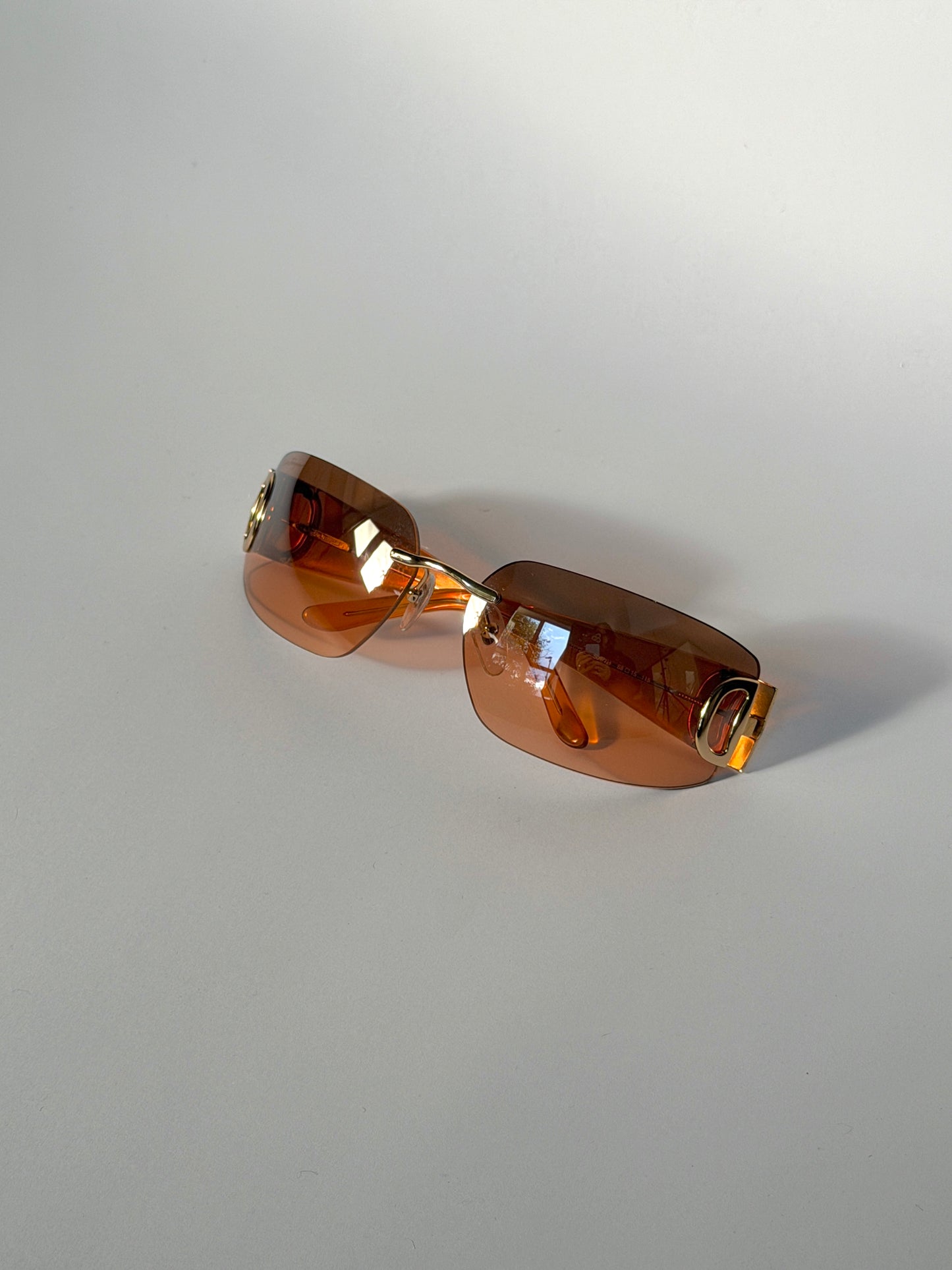 Salvatore Ferragamo Rimless Gancini Sunglasses