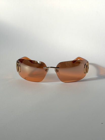 Salvatore Ferragamo Rimless Gancini Sunglasses