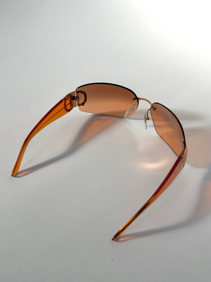 Salvatore Ferragamo Rimless Gancini Sunglasses