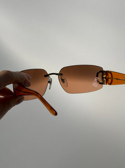 Salvatore Ferragamo Rimless Gancini Sunglasses