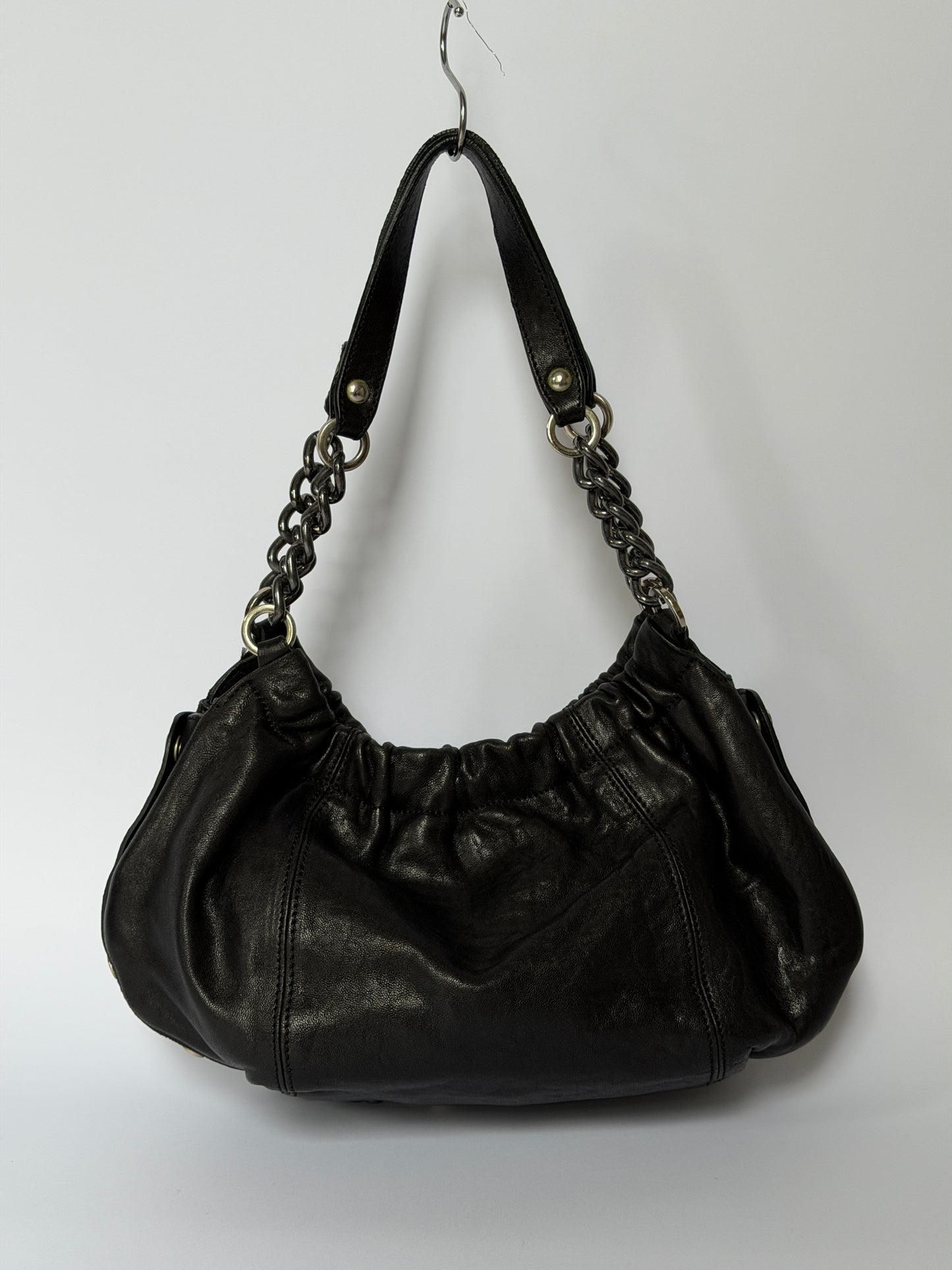 Leather Studded Flower Bag — Early 2000s