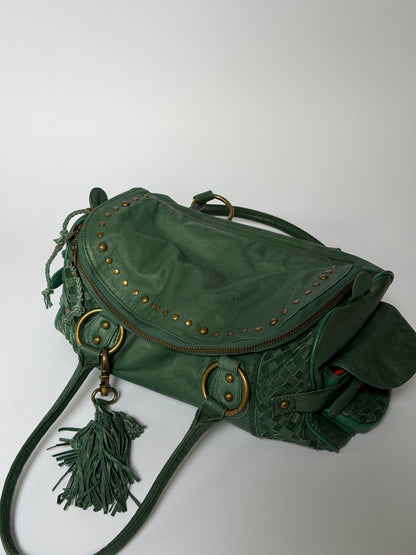 Rare Himiko Woven Leather Shoulder Bag