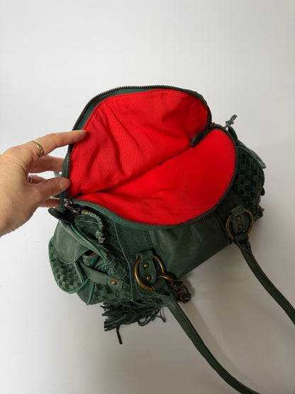 Rare Himiko Woven Leather Shoulder Bag