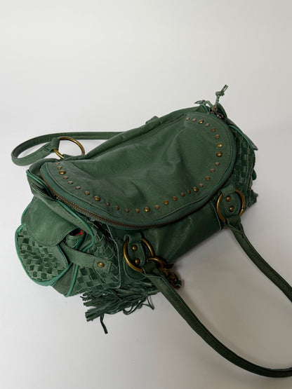 Rare Himiko Woven Leather Shoulder Bag