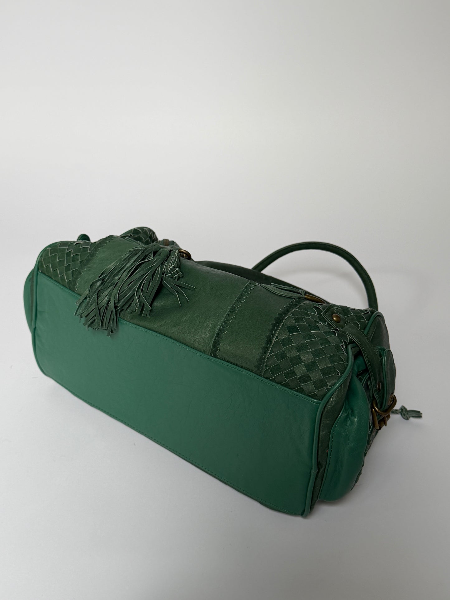 Rare Himiko Woven Leather Shoulder Bag