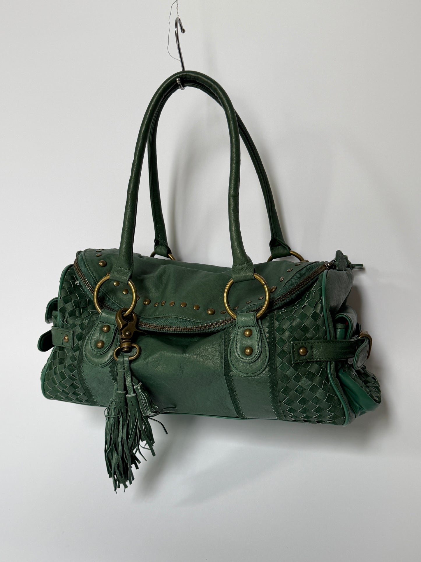 Rare Himiko Woven Leather Shoulder Bag