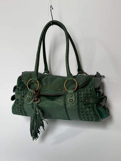 Rare Himiko Woven Leather Shoulder Bag