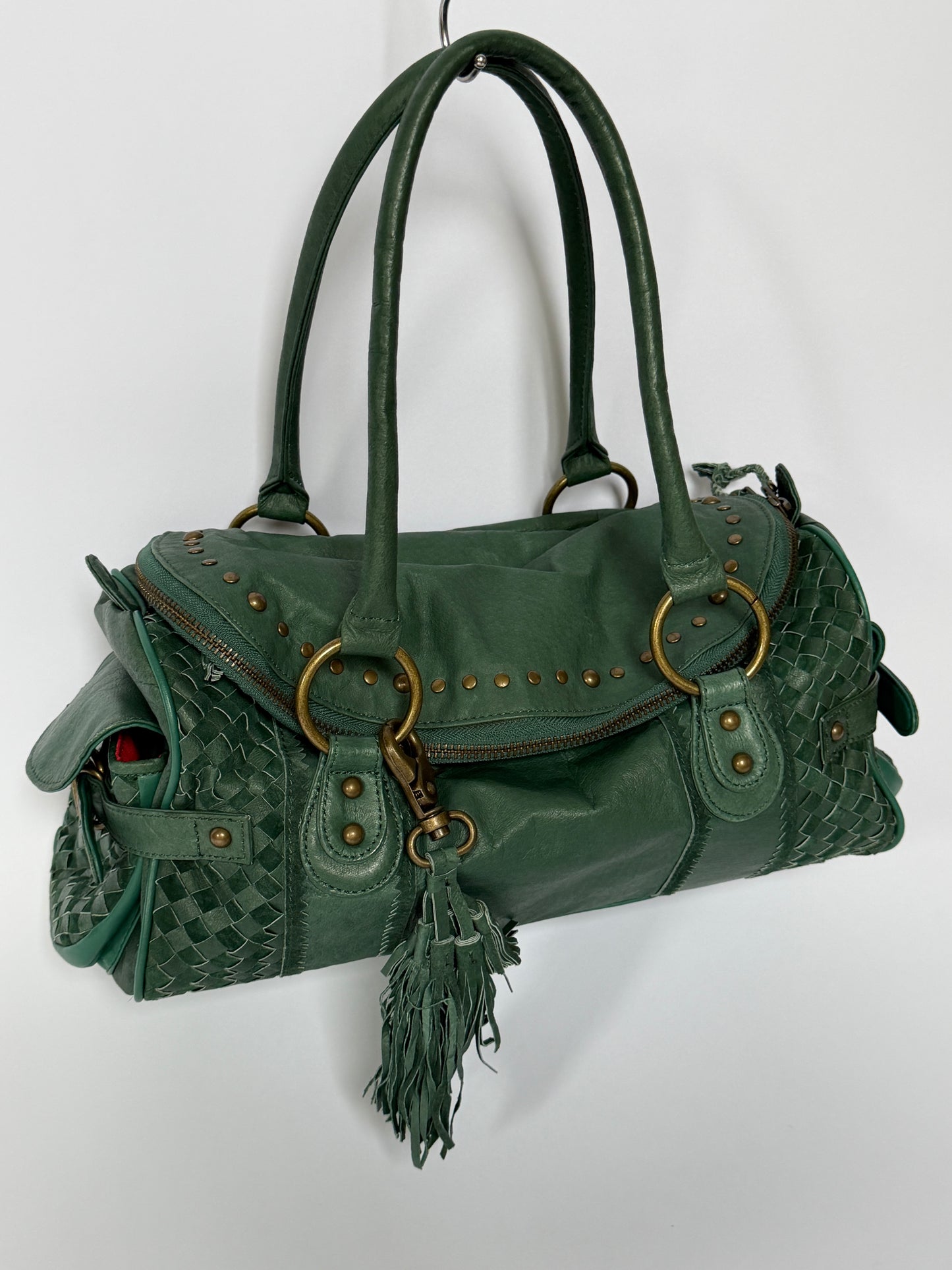 Rare Himiko Woven Leather Shoulder Bag