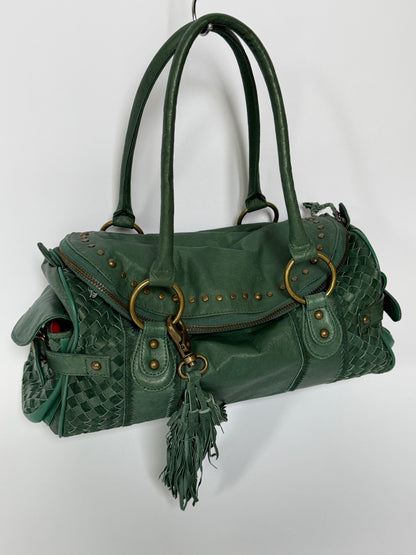 Rare Himiko Woven Leather Shoulder Bag