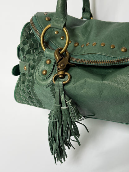 Rare Himiko Woven Leather Shoulder Bag