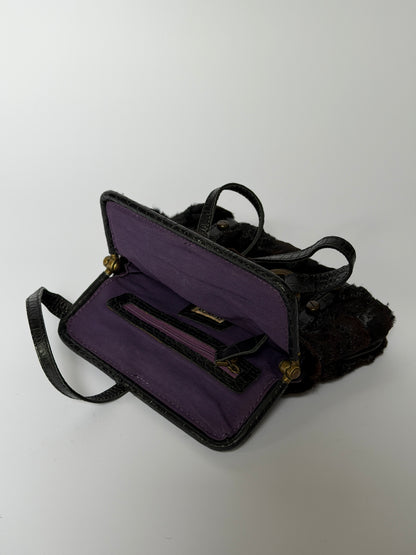Mink Fur & Leather Mini Bag (Italy)