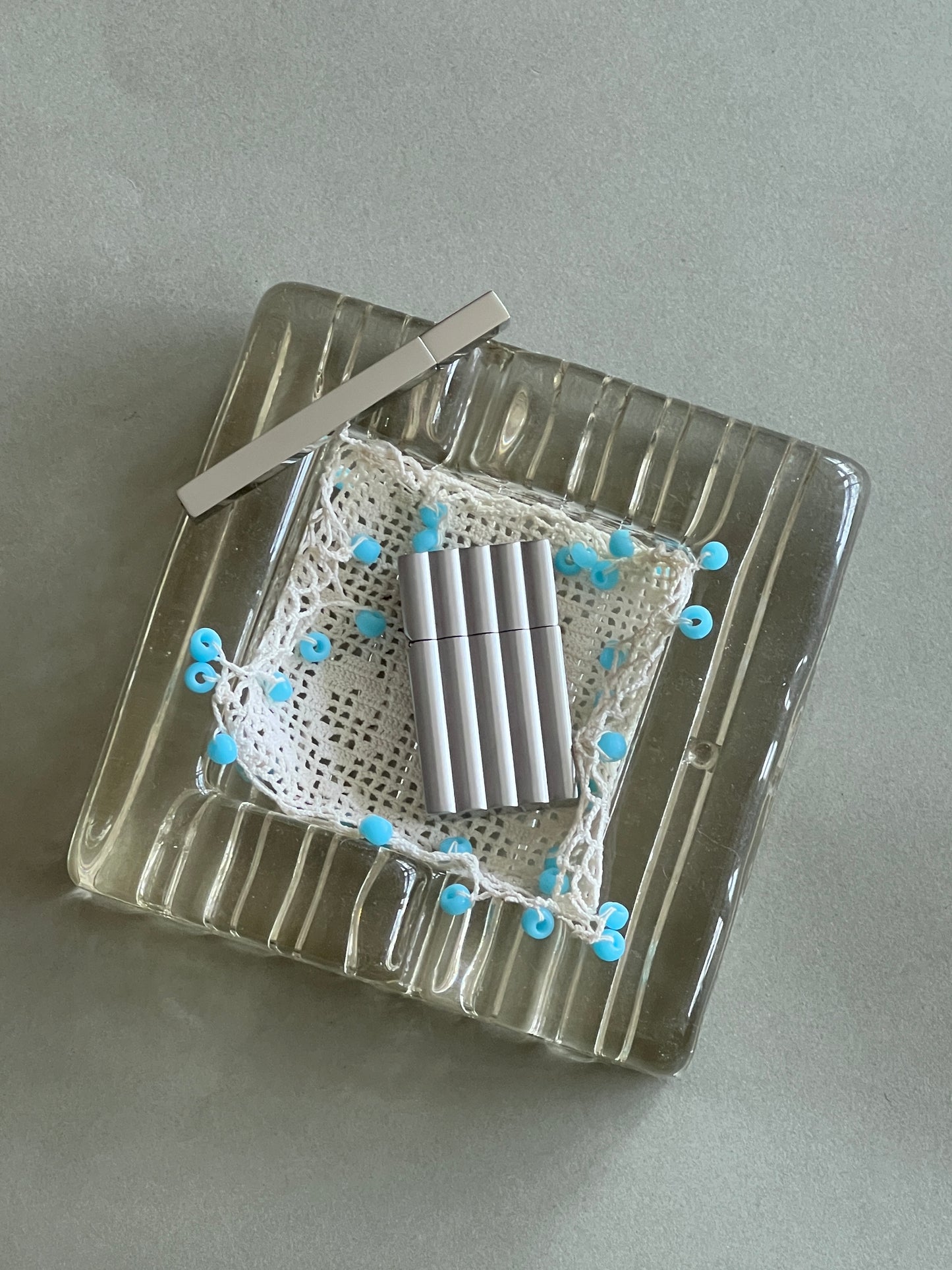 Queue Silver Metal Petrol Lighter