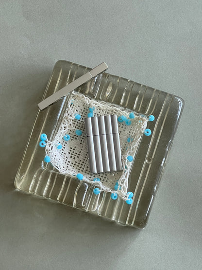 Queue Silver Metal Petrol Lighter