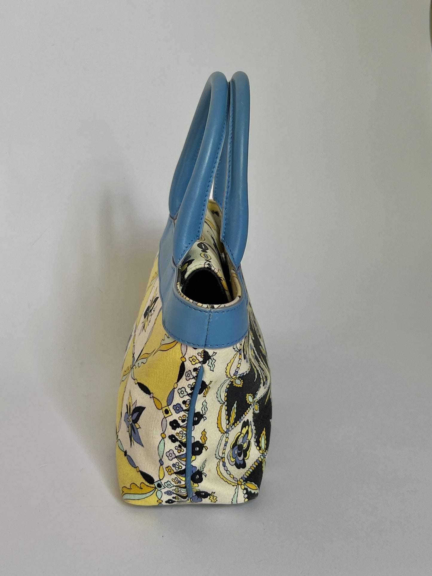 Pucci Floral Canvas Handbag