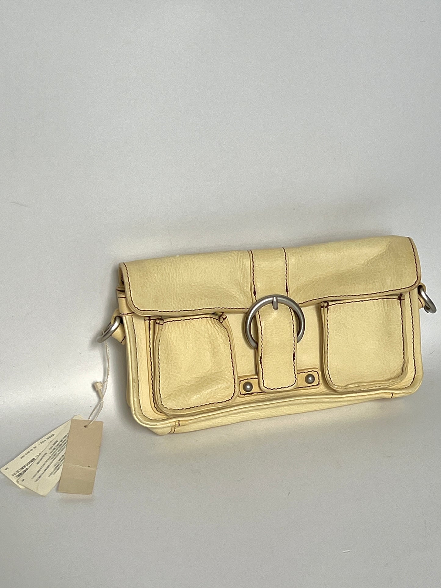 Y2K Cream Utility Shoulder Bag