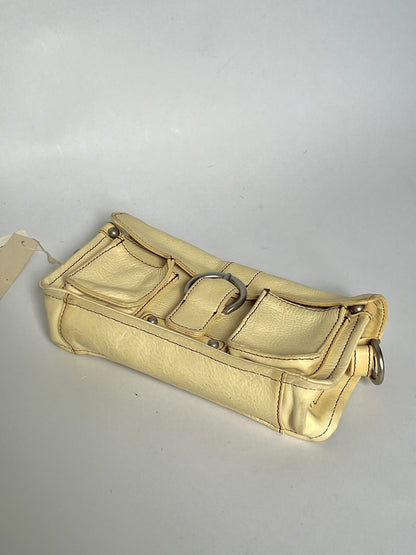 Y2K Cream Utility Shoulder Bag