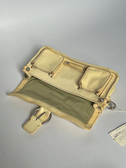 Y2K Cream Utility Shoulder Bag