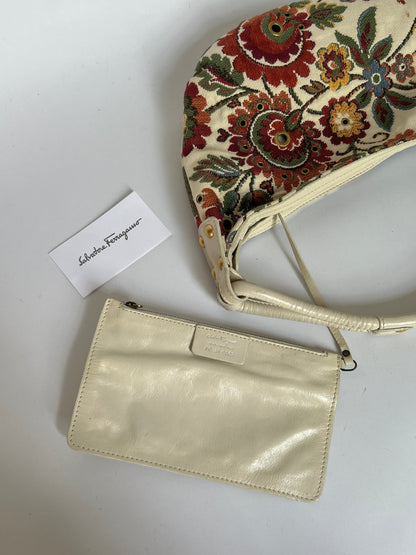Y2K Tapestry Eyelet Hobo Bag (Comes with Talisman)