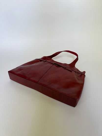 90s Red Italian Belt Bag