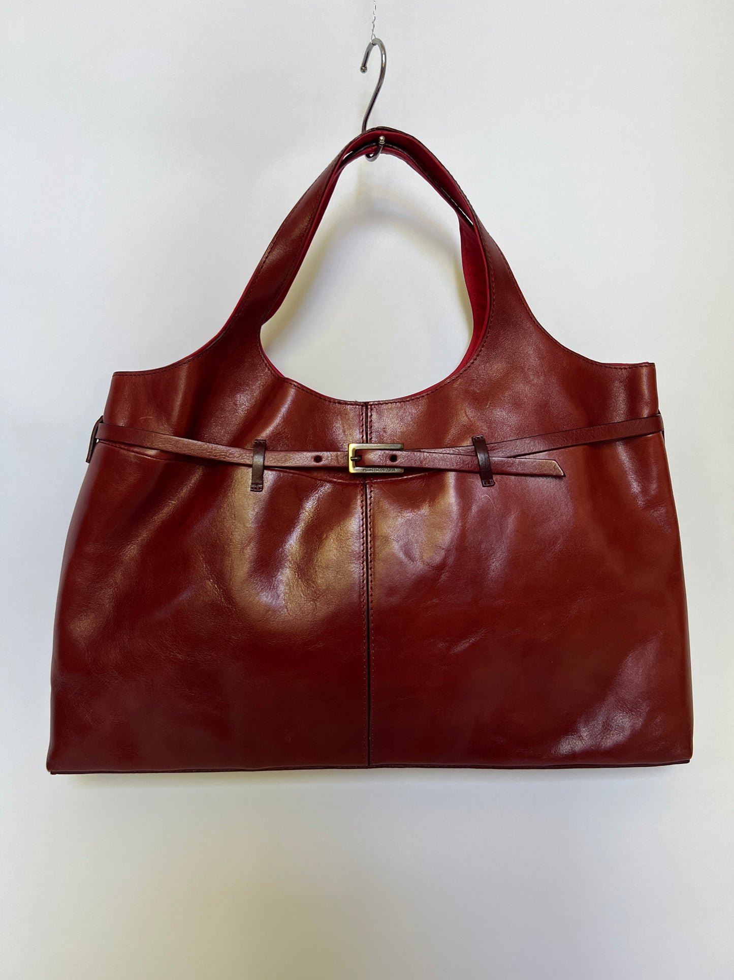 90s Red Italian Belt Bag