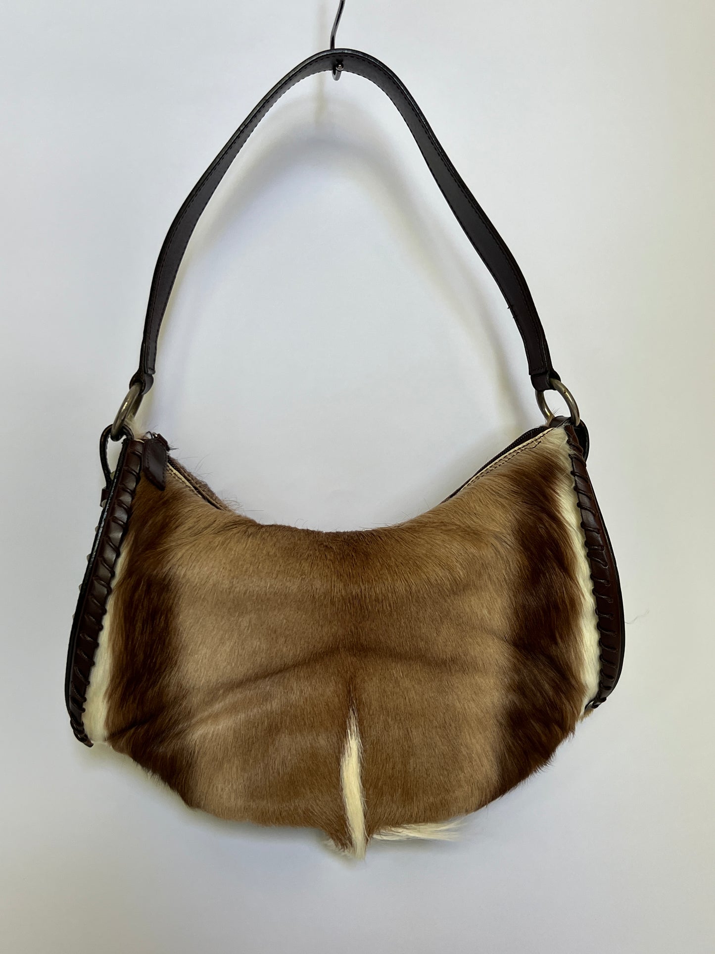 Italian Cervo-Hair on Leather Bag