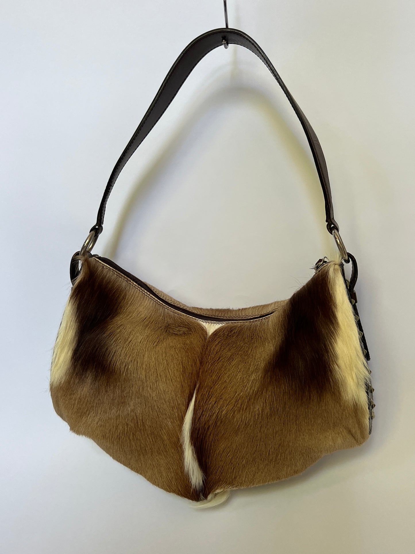 Italian Cervo-Hair on Leather Bag