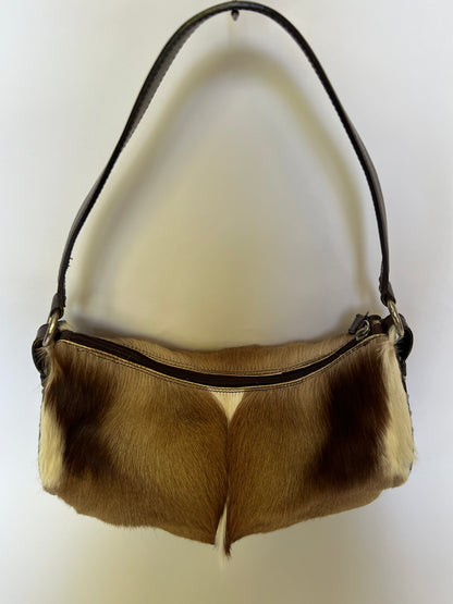 Italian Cervo-Hair on Leather Bag