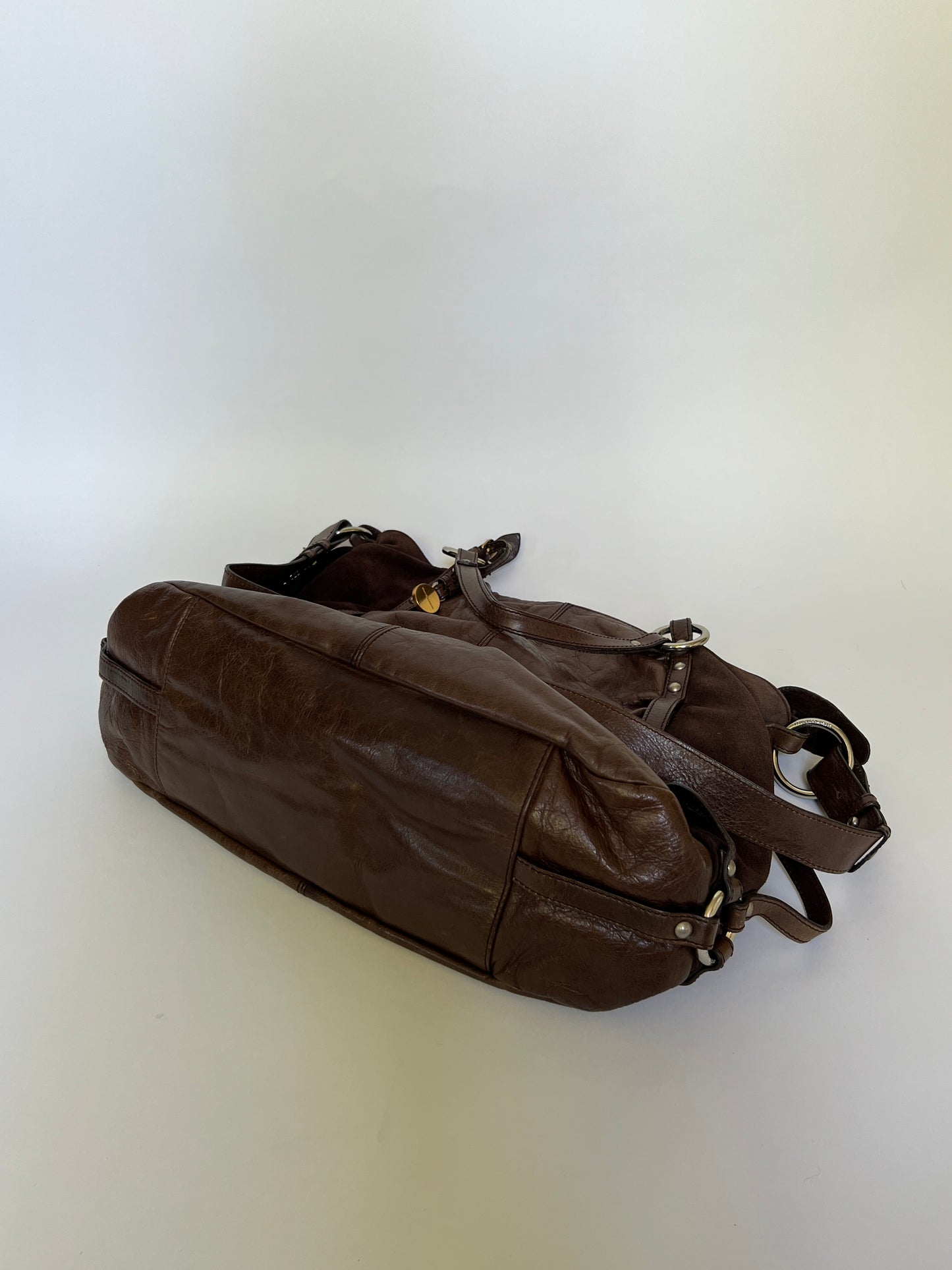 Italian Boho Slouchy Leather Tote