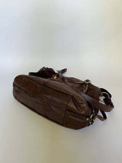 Italian Boho Slouchy Leather Tote