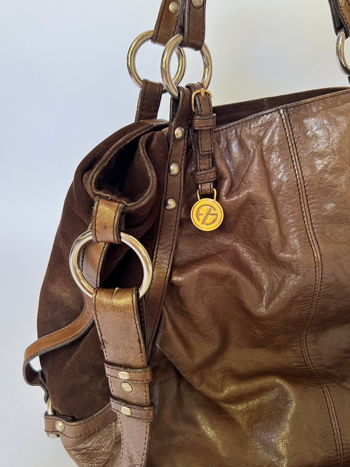 Italian Boho Slouchy Leather Tote