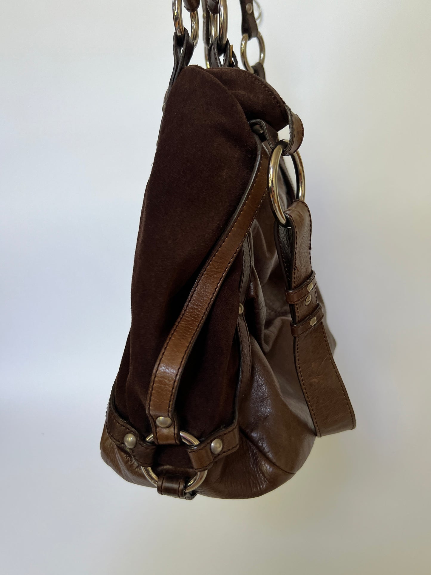 Italian Boho Slouchy Leather Tote