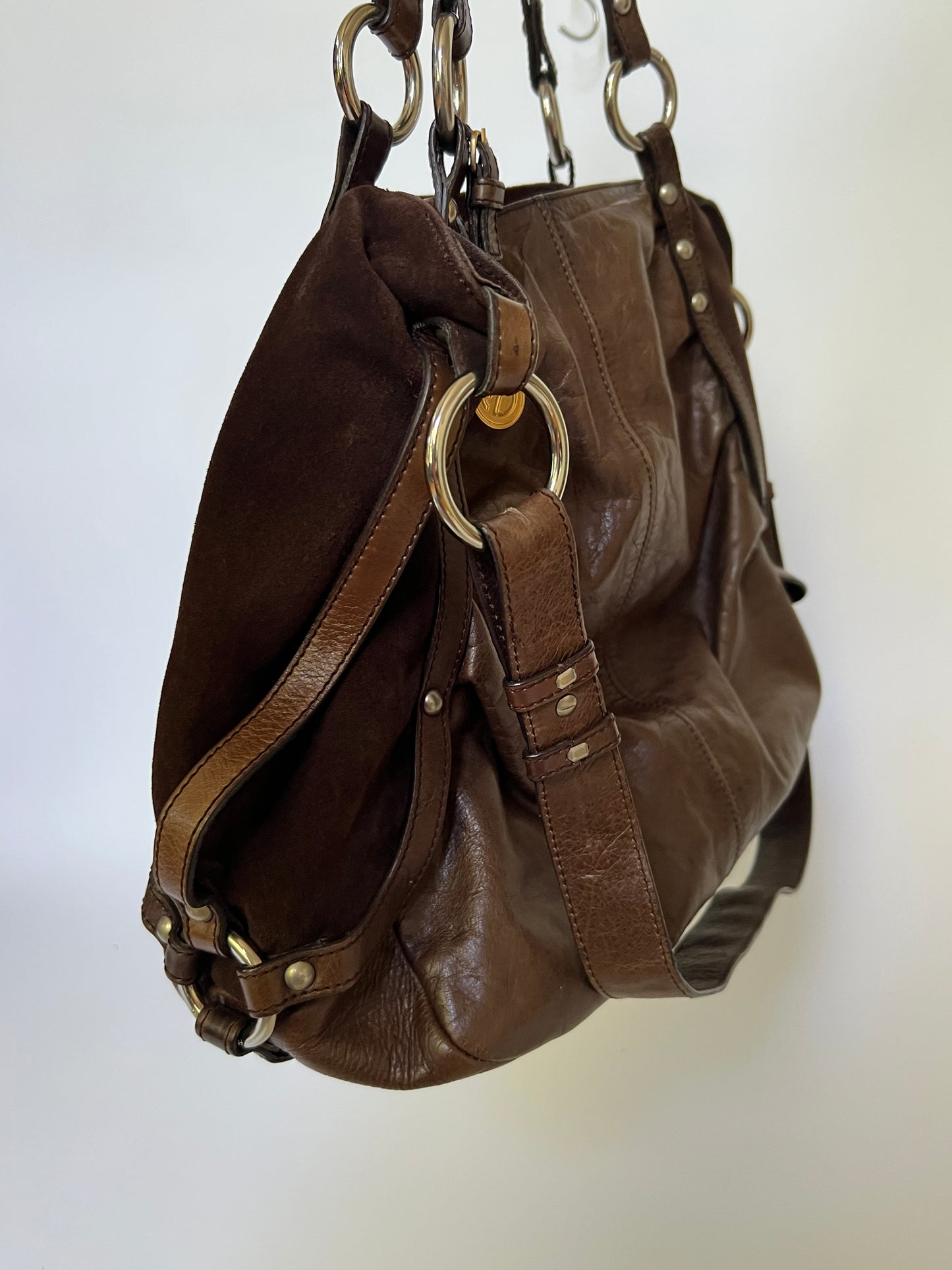 Italian Boho Slouchy Leather Tote