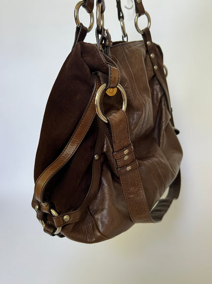 Italian Boho Slouchy Leather Tote
