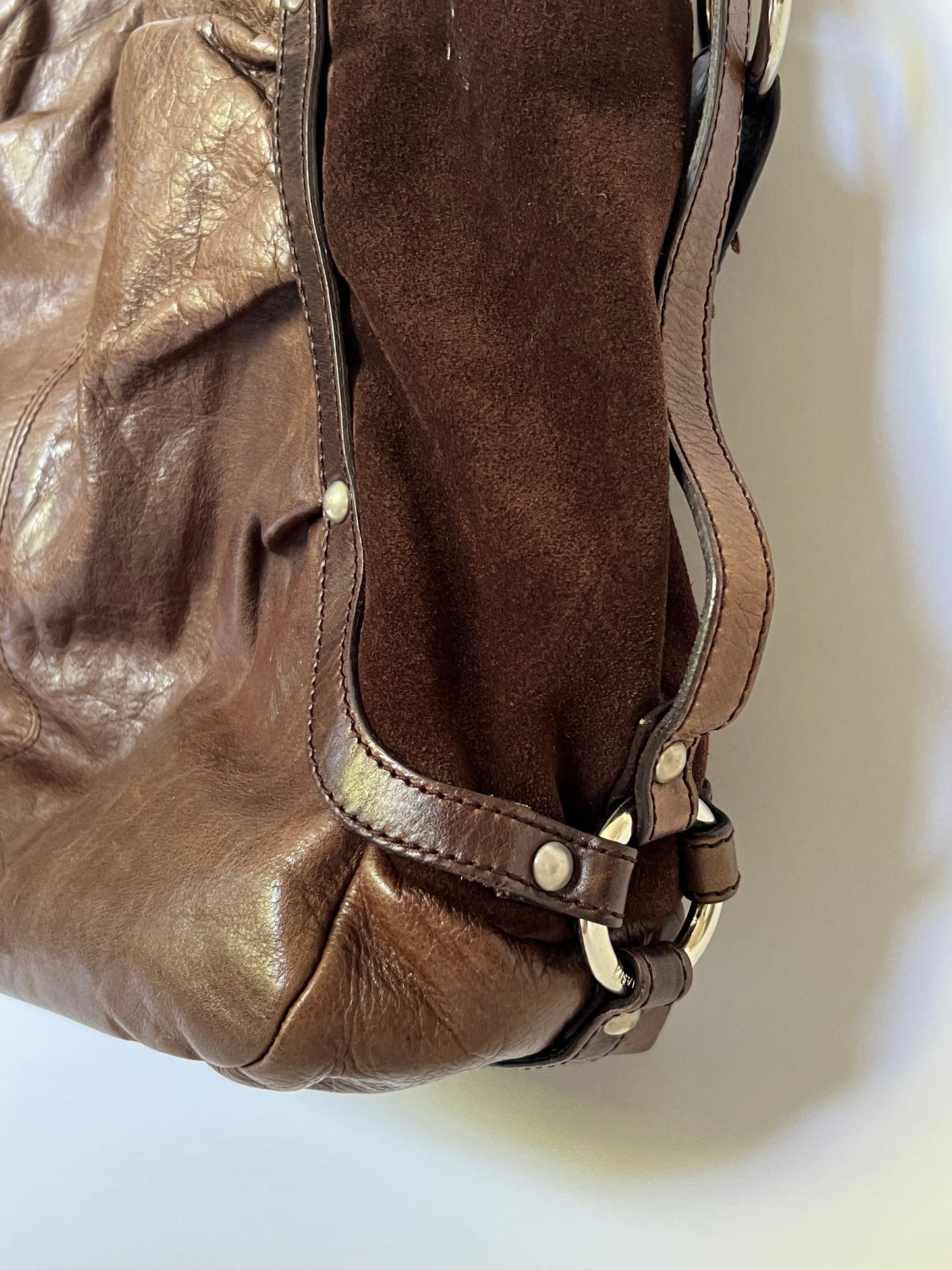 Italian Boho Slouchy Leather Tote