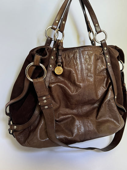 Italian Boho Slouchy Leather Tote