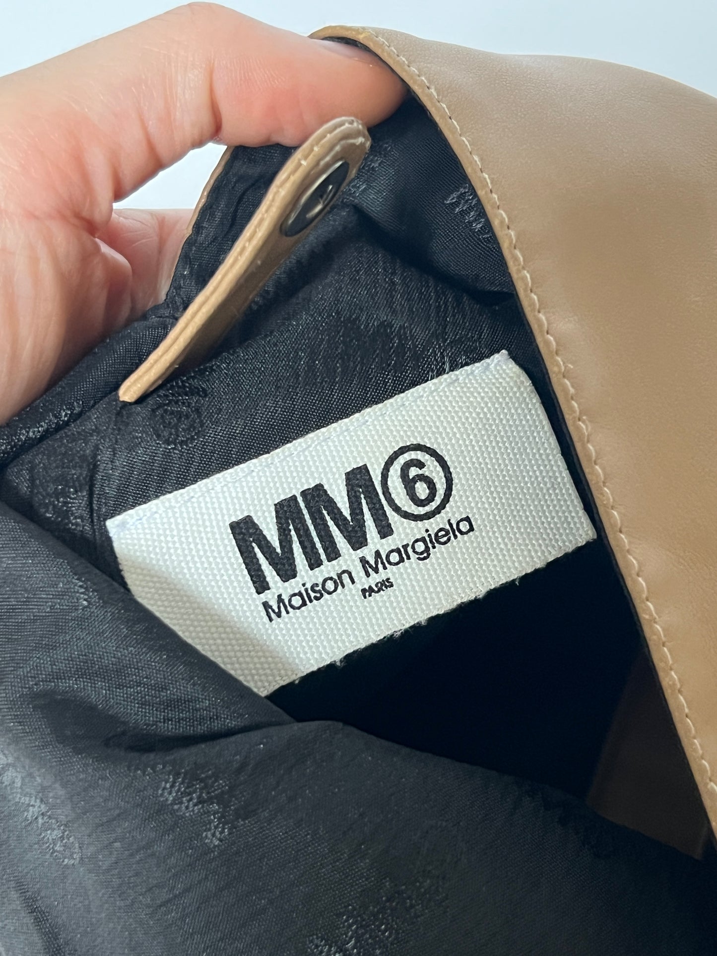 MM6 Beige Shoulder Bag