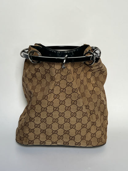 Gucci by Tom Ford 1999 Monogram Bucket Bag