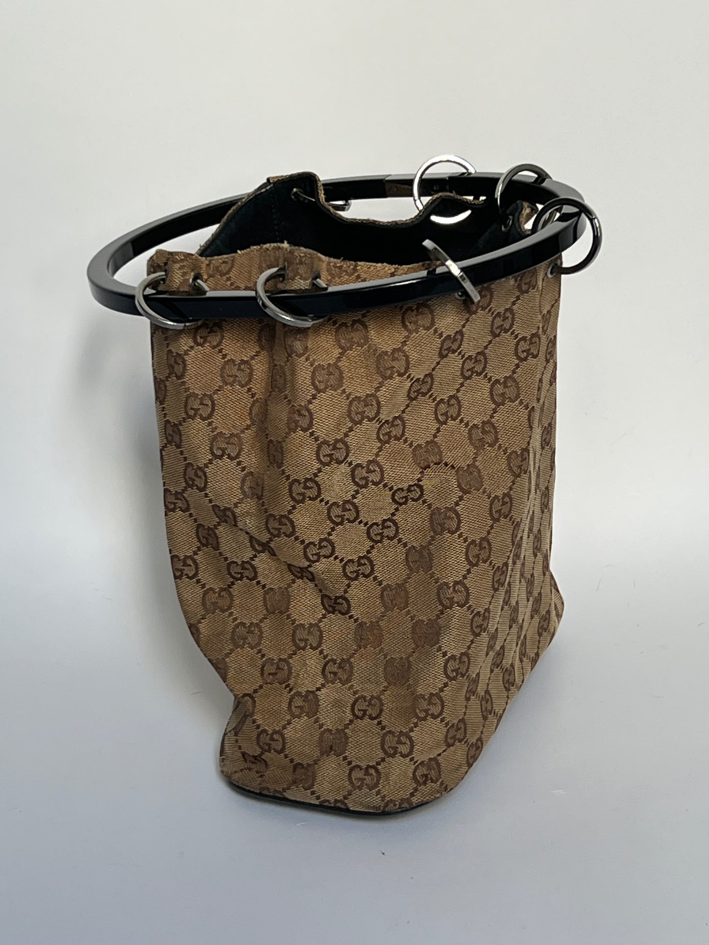 Gucci by Tom Ford 1999 Monogram Bucket Bag