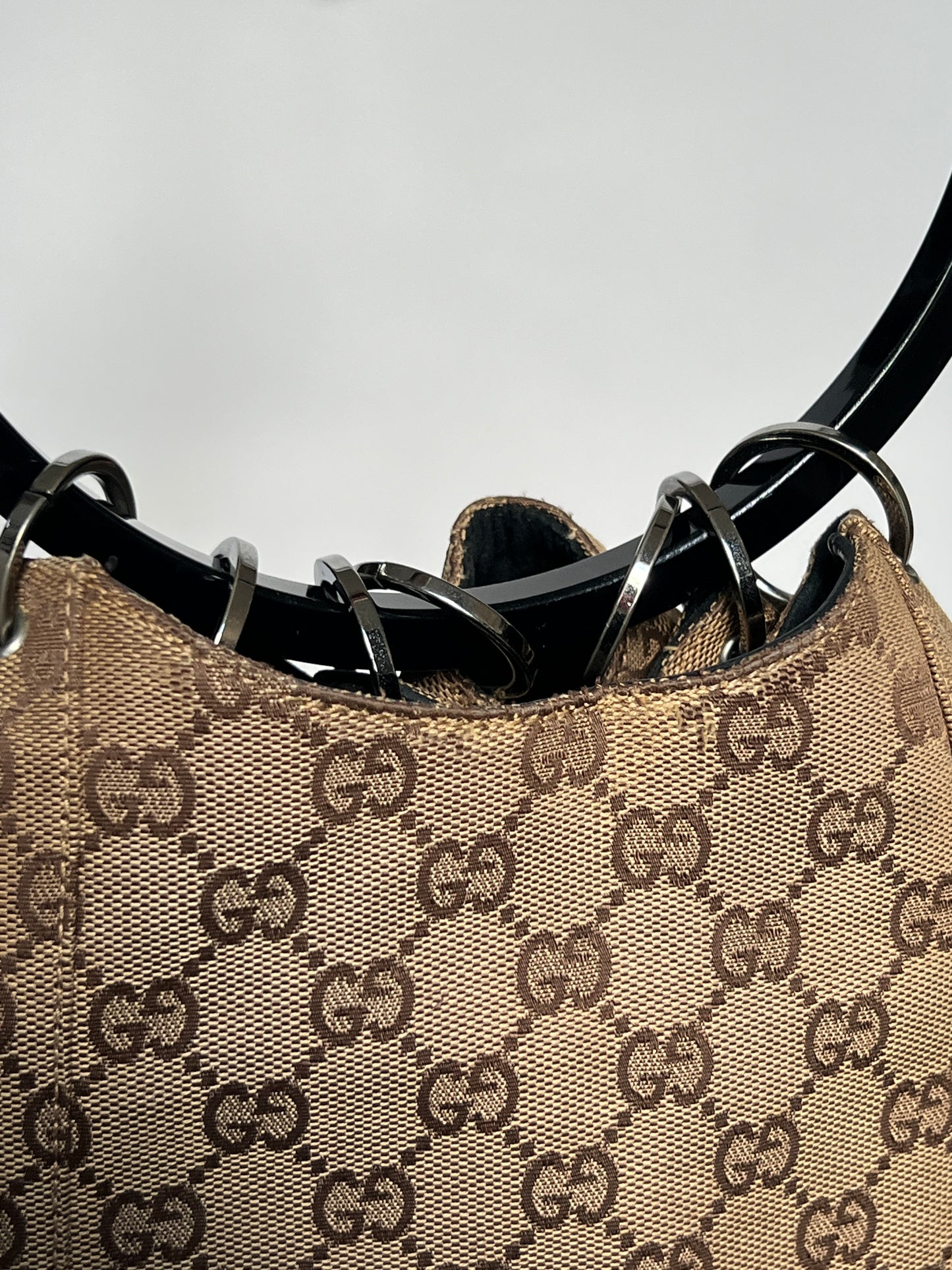 Gucci by Tom Ford 1999 Monogram Bucket Bag