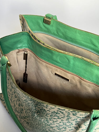 Pony Hair Cheetah Print Tote