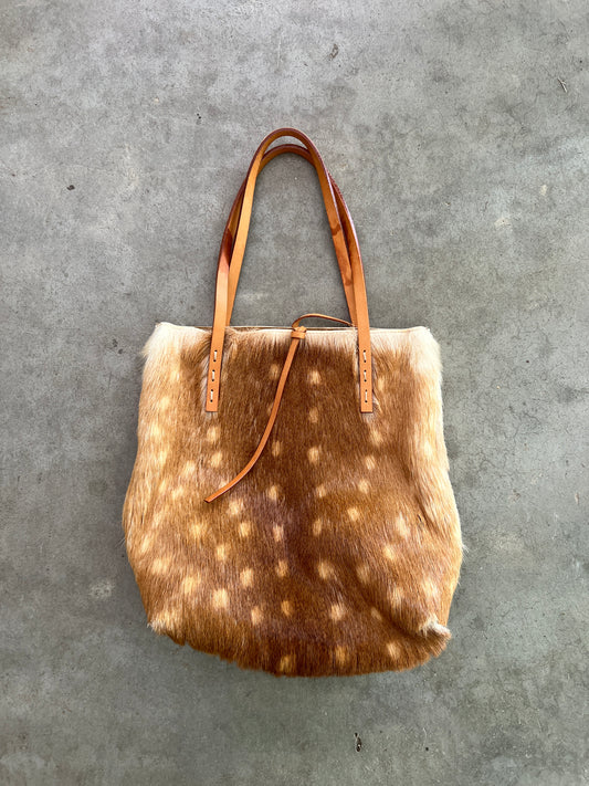 Rare Italian Deer Hair Tote
