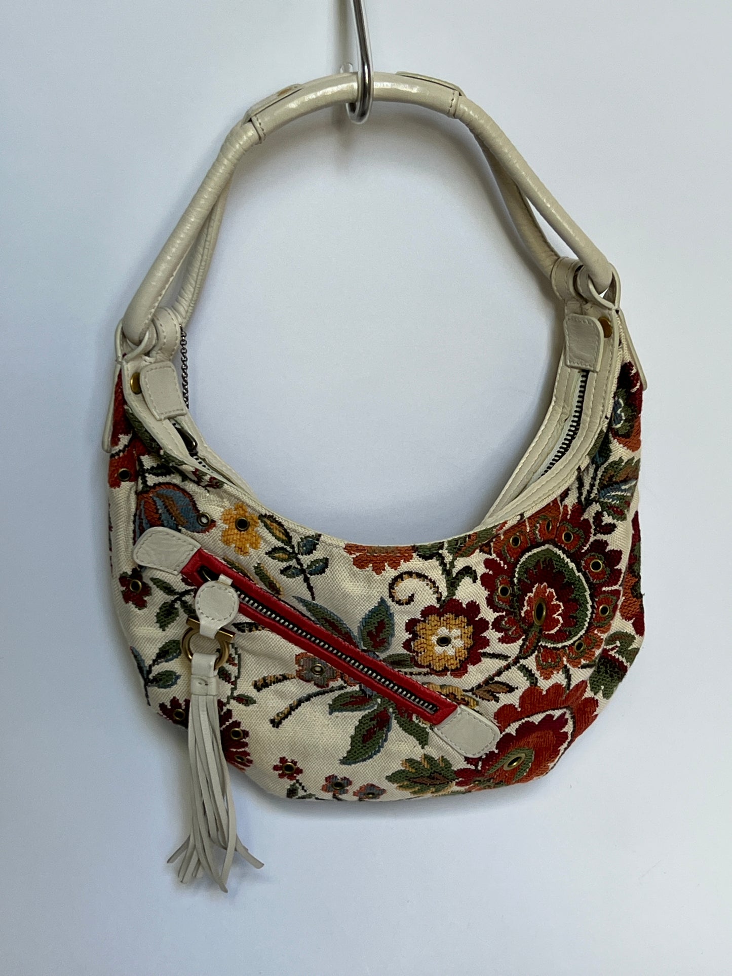 Y2K Tapestry Eyelet Hobo Bag (Comes with Talisman)